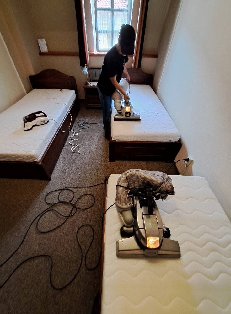 Hygienische, frisch gereinigte Hotelmatratze